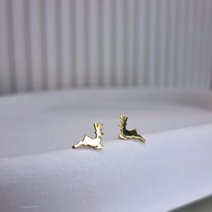 گوشواره طلا 18 عیار گالری مرجان مدل 0890