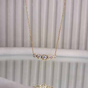 گردنبند طلا 18 عیار ماهک مدل MM0358