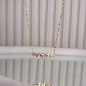 گردنبند طلا 18 عیار ماهک مدل MM0358