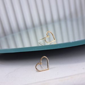 گوشواره طلا 18 عیار زنانه مانچو مدل efgs005