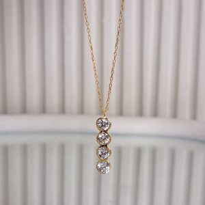 گردنبند طلا 18 عیار زرمان مدل 1