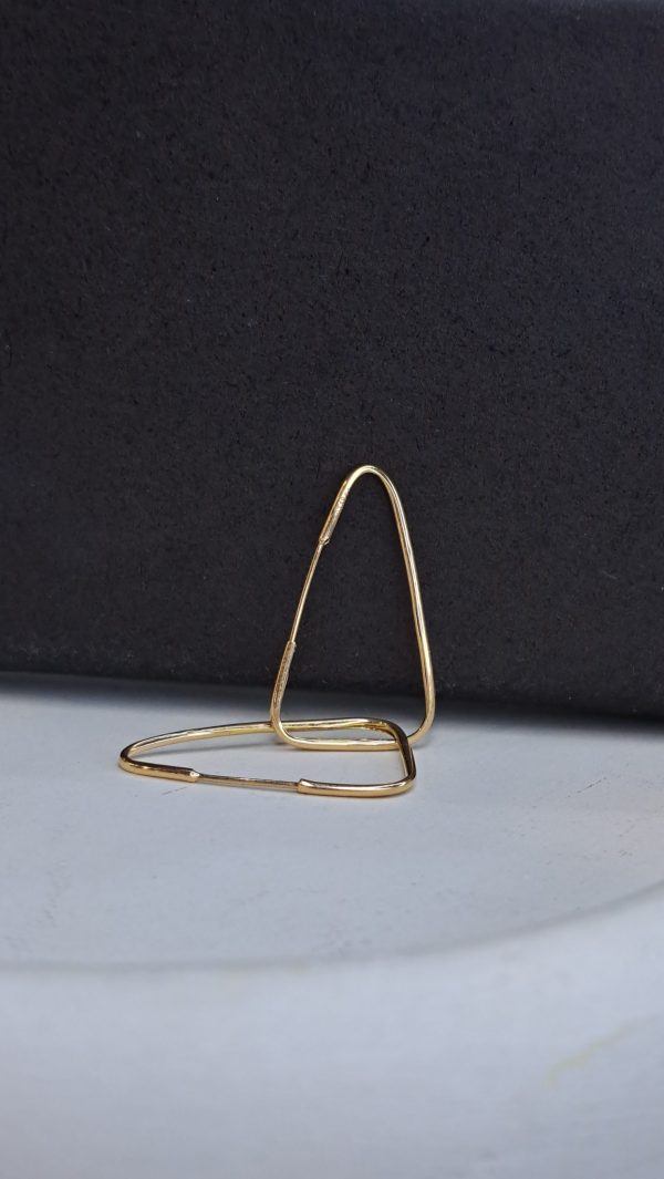 گوشواره طلا 18 عیار گالری مرجان مدل 2