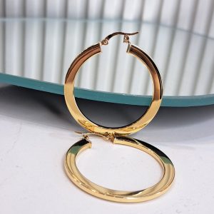 گوشواره طلا 18 عیار گالری مرجان مدل 3