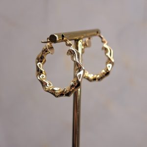 گوشواره طلا 18 عیار گالری مرجان مدل 4
