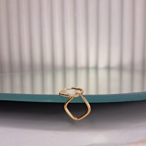 گوشواره طلا 18 عیار گالری مرجان مدل 5