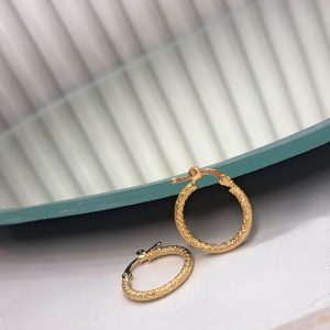 گوشواره طلا 18 عیار گالری مرجان مدل 7