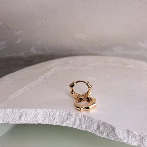 گوشواره طلا 18 عیار گالری مرجان مدل12