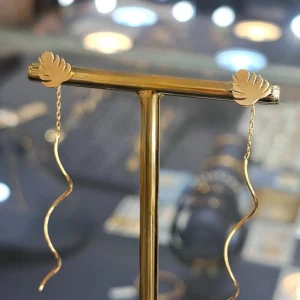 گوشواره کرلی برگ انجیری